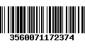 Código de Barras 3560071172374