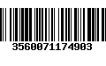 Código de Barras 3560071174903