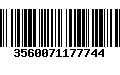 Código de Barras 3560071177744