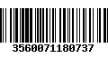 Código de Barras 3560071180737