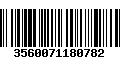 Código de Barras 3560071180782