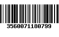 Código de Barras 3560071180799