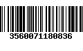 Código de Barras 3560071180836