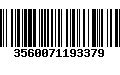 Código de Barras 3560071193379