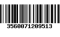 Código de Barras 3560071209513