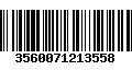 Código de Barras 3560071213558