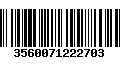 Código de Barras 3560071222703