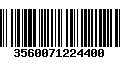 Código de Barras 3560071224400