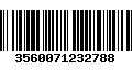 Código de Barras 3560071232788