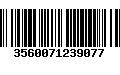 Código de Barras 3560071239077