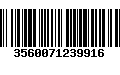 Código de Barras 3560071239916