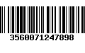 Código de Barras 3560071247898