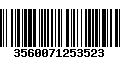 Código de Barras 3560071253523