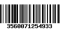 Código de Barras 3560071254933