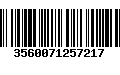 Código de Barras 3560071257217