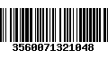 Código de Barras 3560071321048