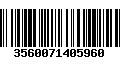 Código de Barras 3560071405960