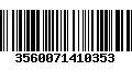 Código de Barras 3560071410353