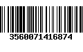 Código de Barras 3560071416874