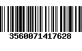 Código de Barras 3560071417628