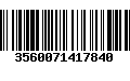 Código de Barras 3560071417840