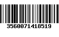 Código de Barras 3560071418519