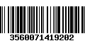 Código de Barras 3560071419202