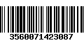 Código de Barras 3560071423087