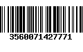 Código de Barras 3560071427771