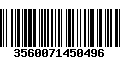 Código de Barras 3560071450496