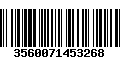 Código de Barras 3560071453268