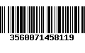 Código de Barras 3560071458119