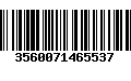 Código de Barras 3560071465537