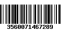 Código de Barras 3560071467289