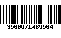 Código de Barras 3560071489564