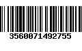 Código de Barras 3560071492755