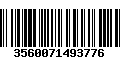 Código de Barras 3560071493776