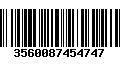 Código de Barras 3560087454747