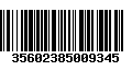 Código de Barras 35602385009345