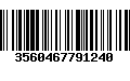 Código de Barras 3560467791240