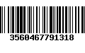 Código de Barras 3560467791318