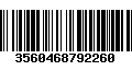 Código de Barras 3560468792260