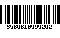 Código de Barras 3560610999202