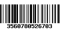 Código de Barras 3560780526703