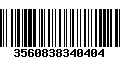 Código de Barras 3560838340404