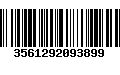 Código de Barras 3561292093899