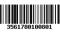 Código de Barras 3561780100801