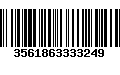 Código de Barras 3561863333249