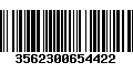 Código de Barras 3562300654422