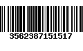 Código de Barras 3562387151517